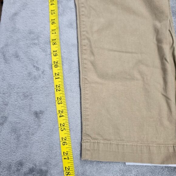 Lands End Women's Tan Brown Sweatpants Drawstring Stretch Size 2XL - Picture 12 of 14
